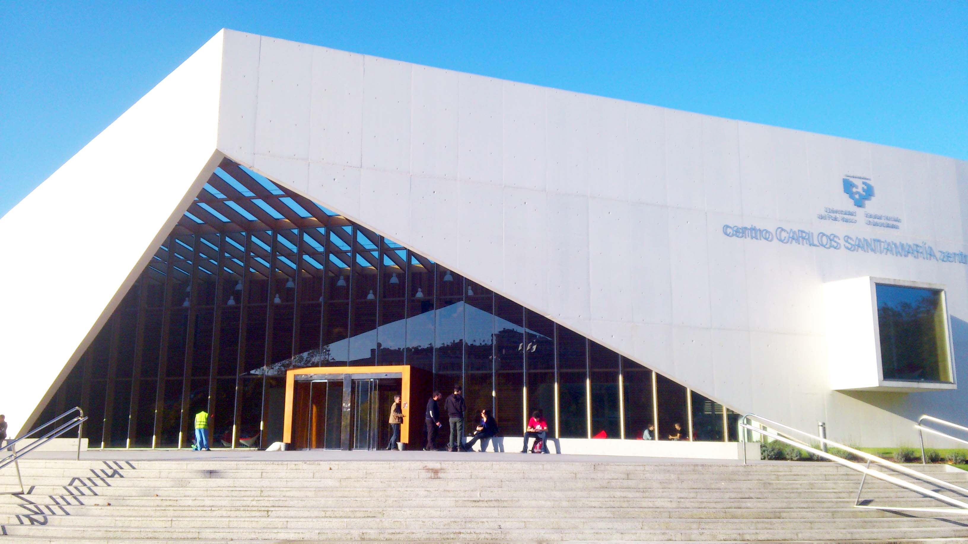 Universidad del País Vasco campus library in San Sebastián, Spain.