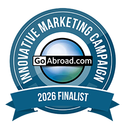 GoAbroad Innovative Marketing Award finalist badge