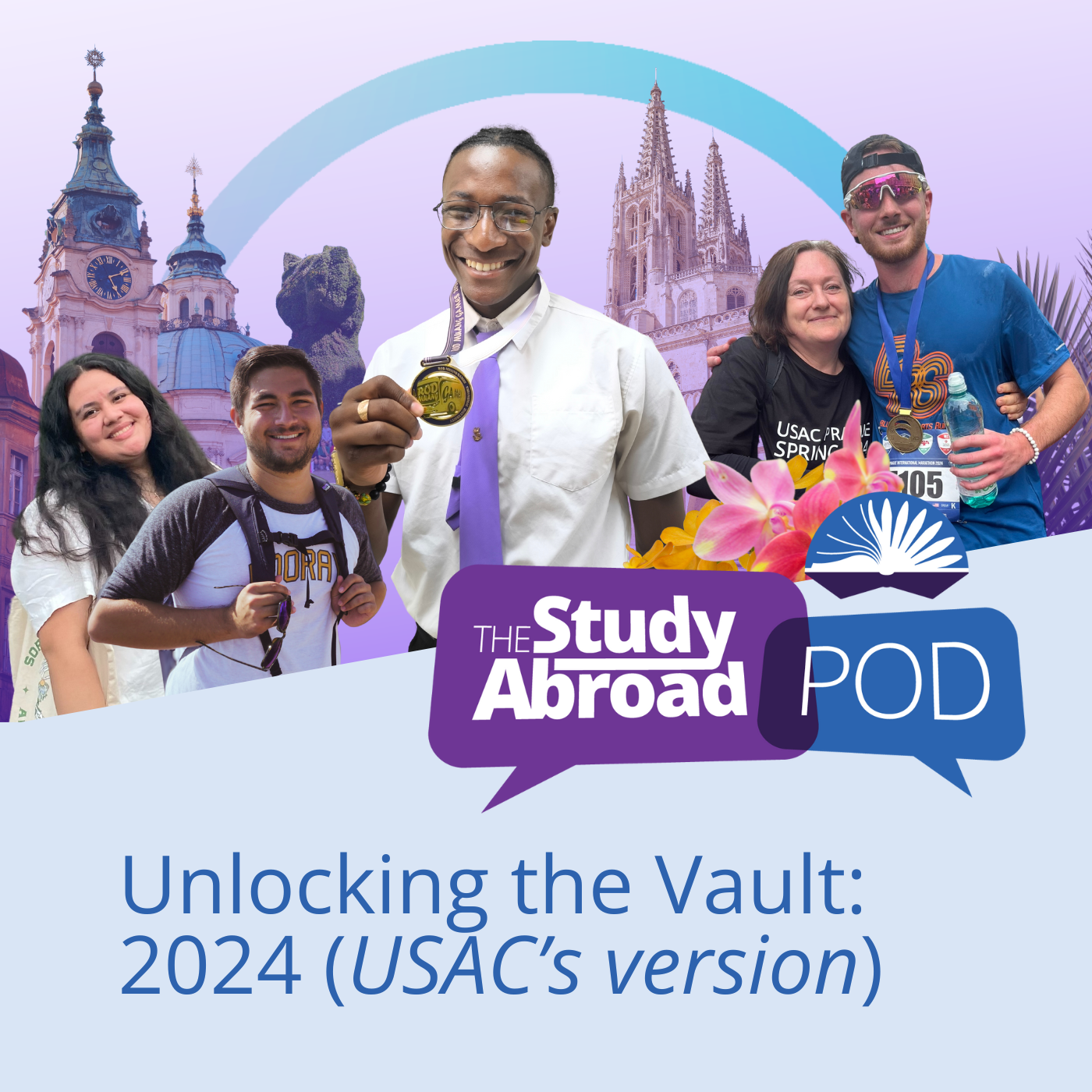 Five people pictured above text that reads "Unlocking the Vault: 2024 (USAC's version)"