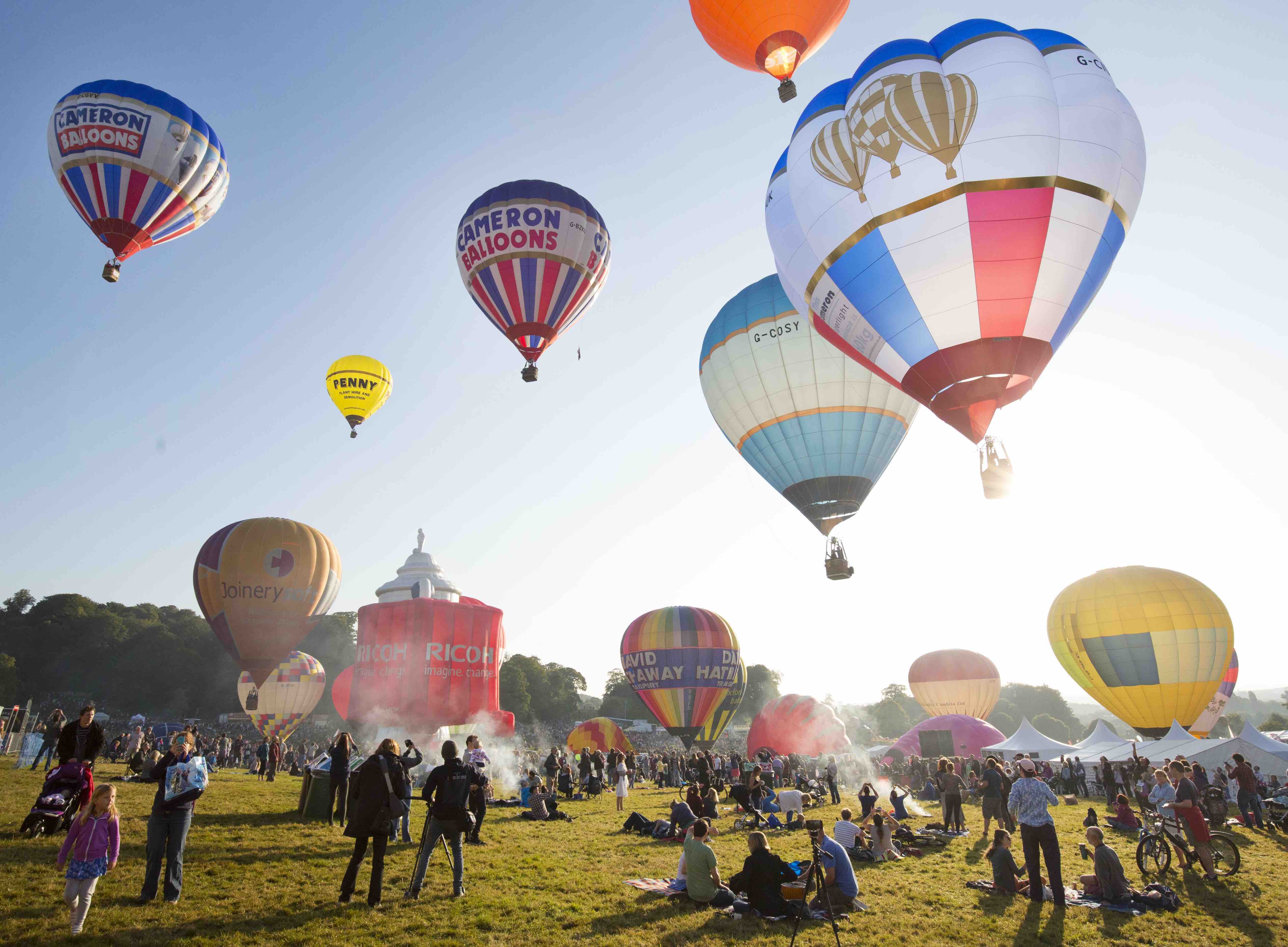 Bristol Balloon Festival in Bristol, England. Photo credit: Paul Box