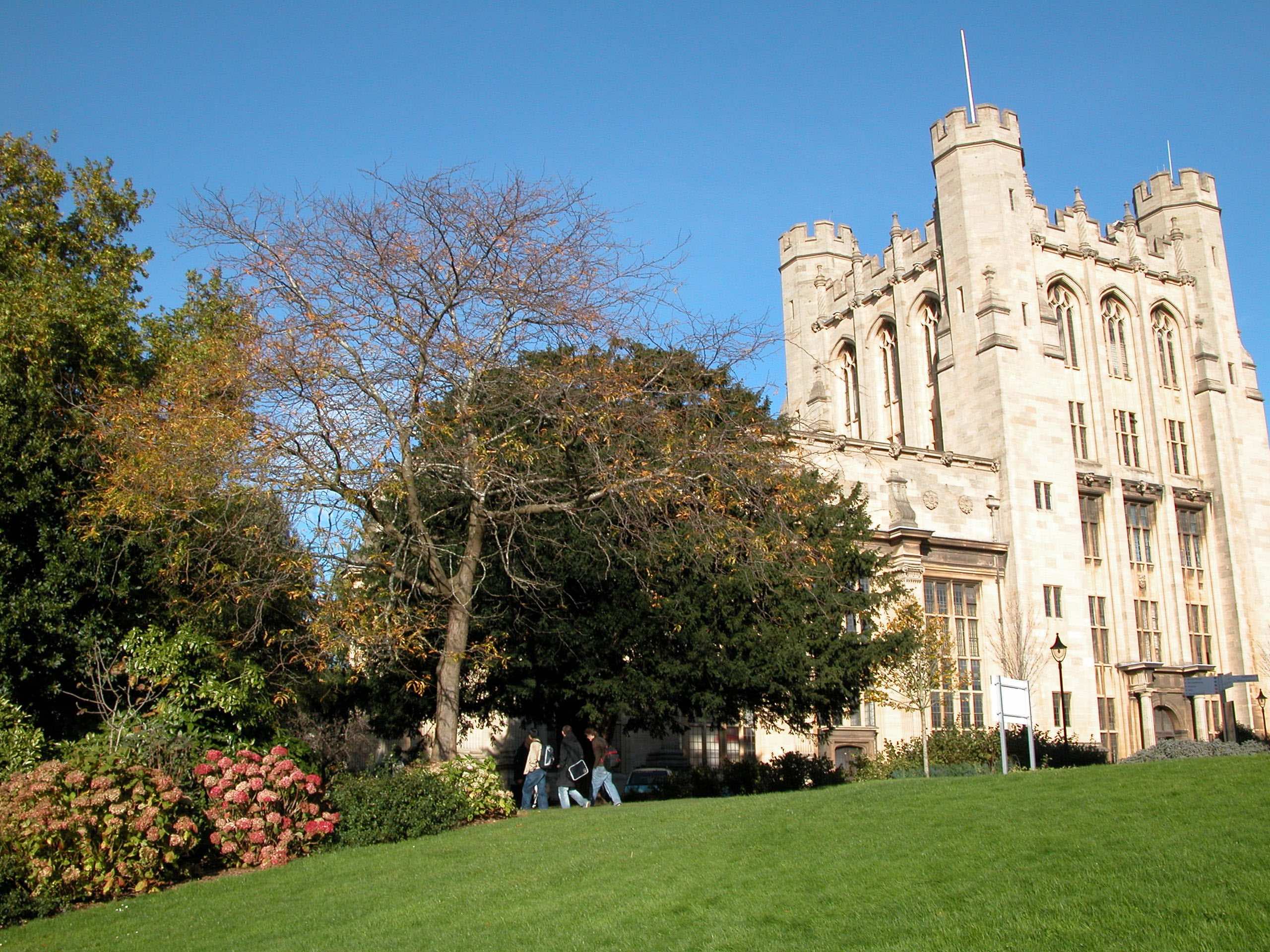 A view of the physics building and grounds at the University of Bristol in Bristol, England. Photo credit: University of Bristol