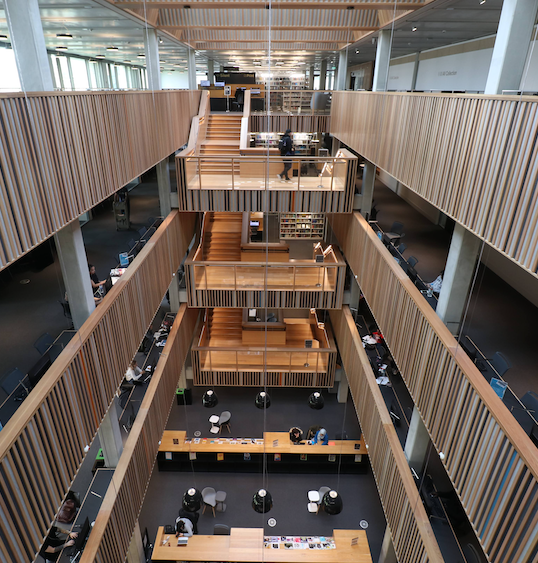 University of Roehampton library in London, England.
