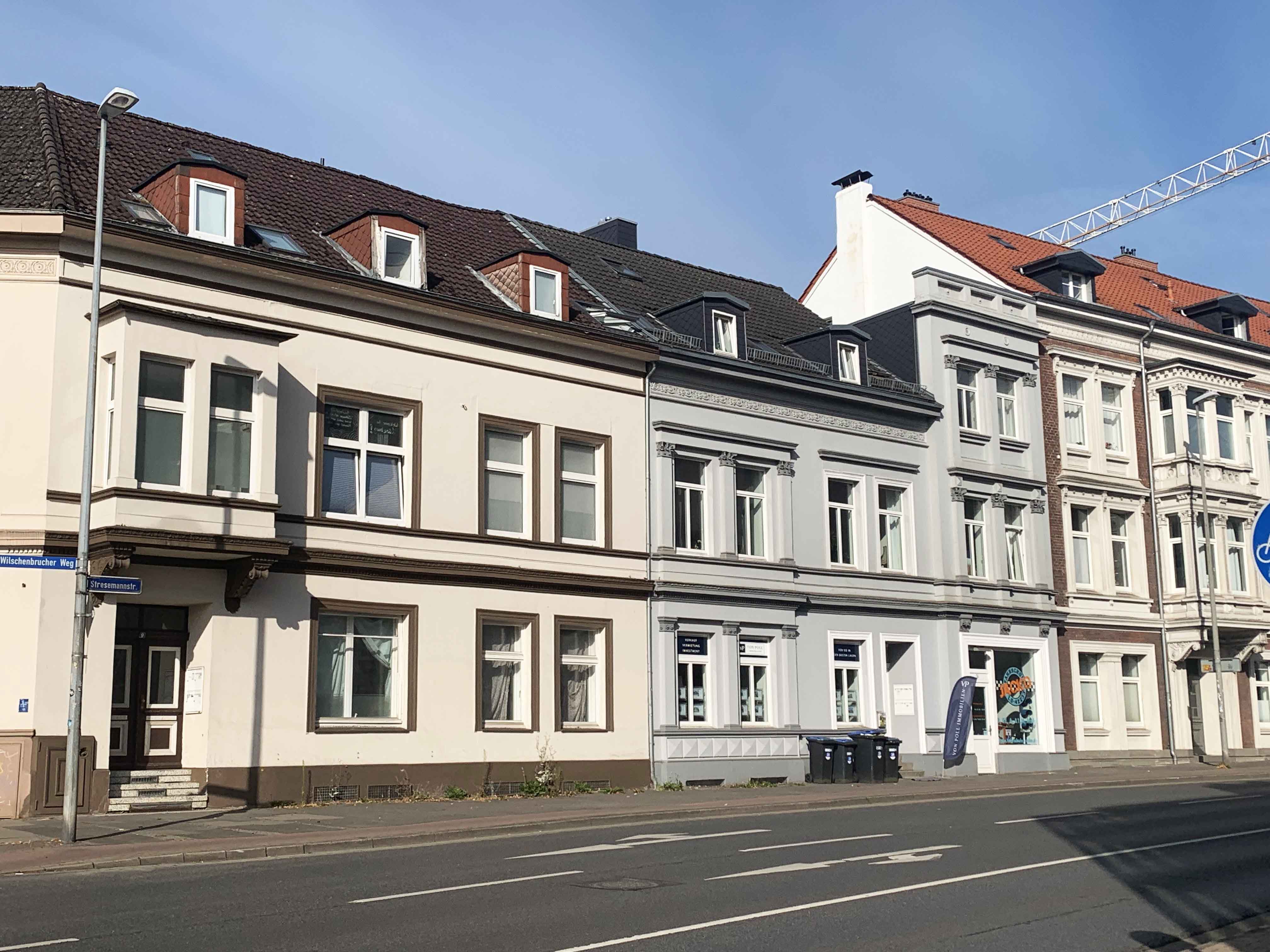 Exterior of student apartment in Luneburg, Germany.