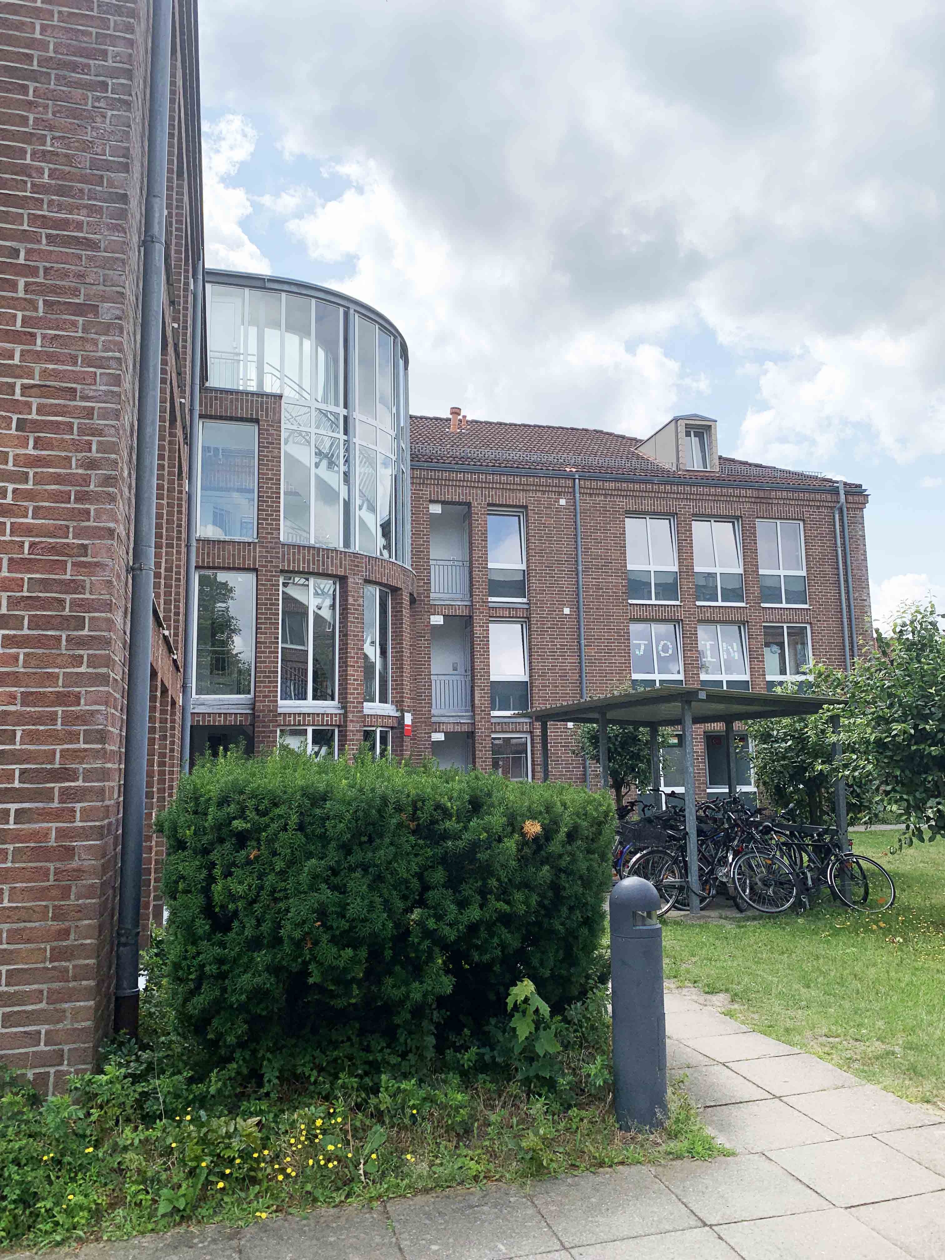 Exterior of student dorm in Luneburg, Germany.