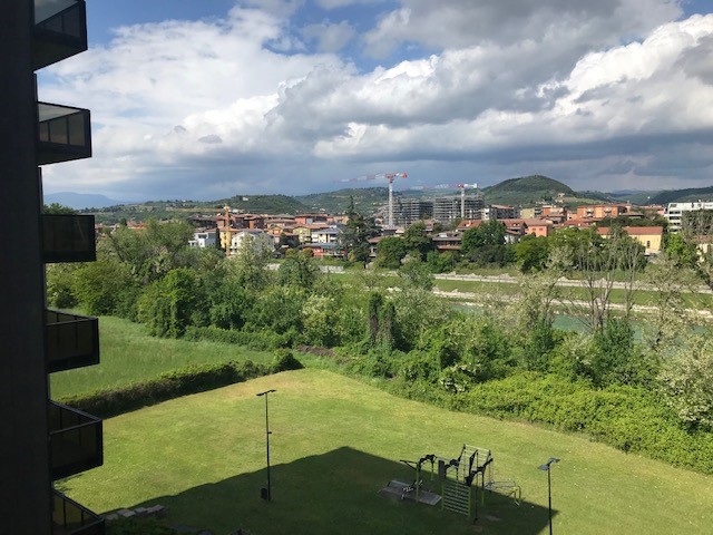 View from the residence hall in Verona, Italy.