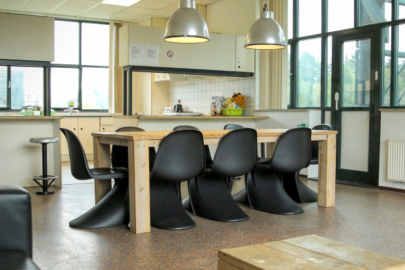 Kitchen in student apartment in Maastricht, Netherlands.