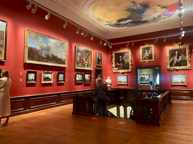 The infamous Mauritshuis Art Gallery in The Hague, Netherlands.