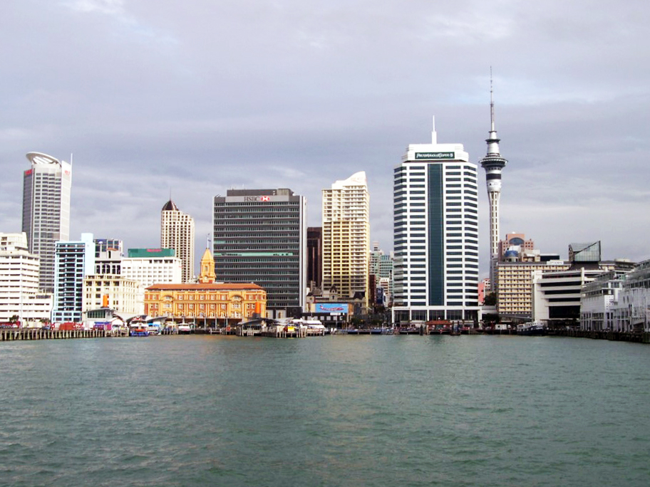 City view of Auckland, New Zealand.