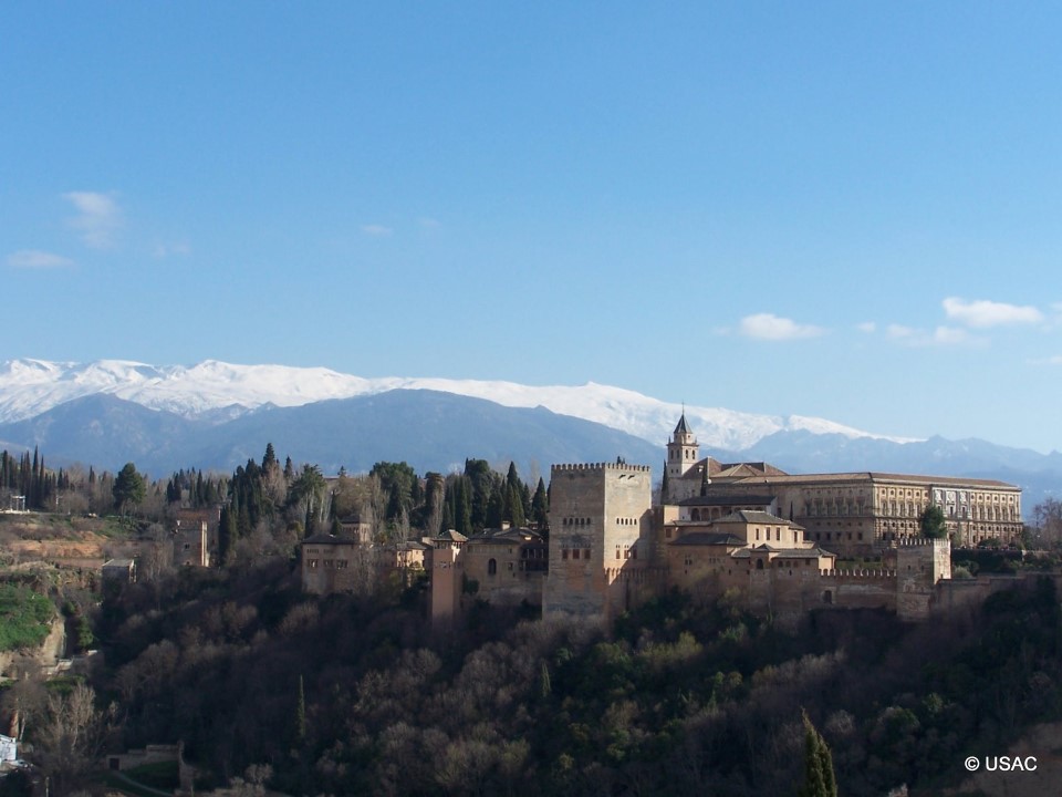 La Alhambra in Granada, Spain.