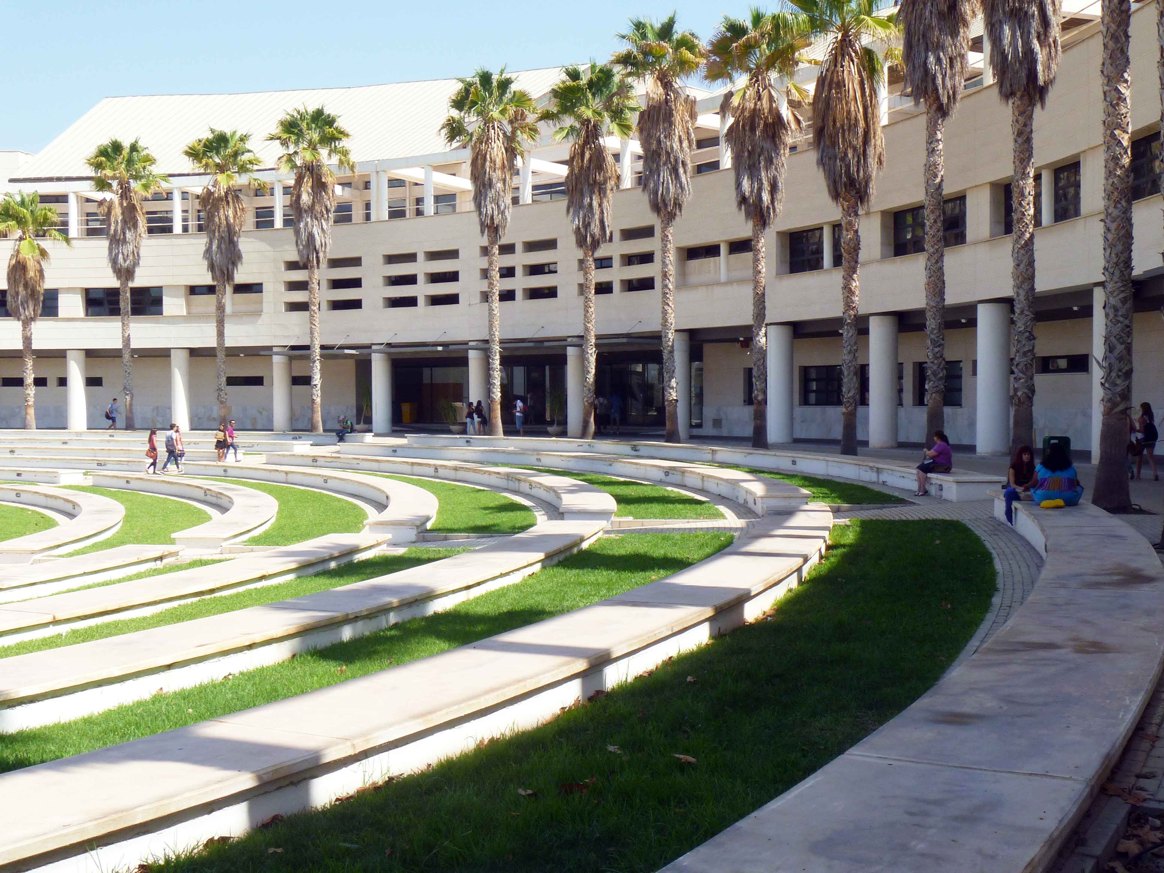 University of Alicante campus building in Alicante, Spain.