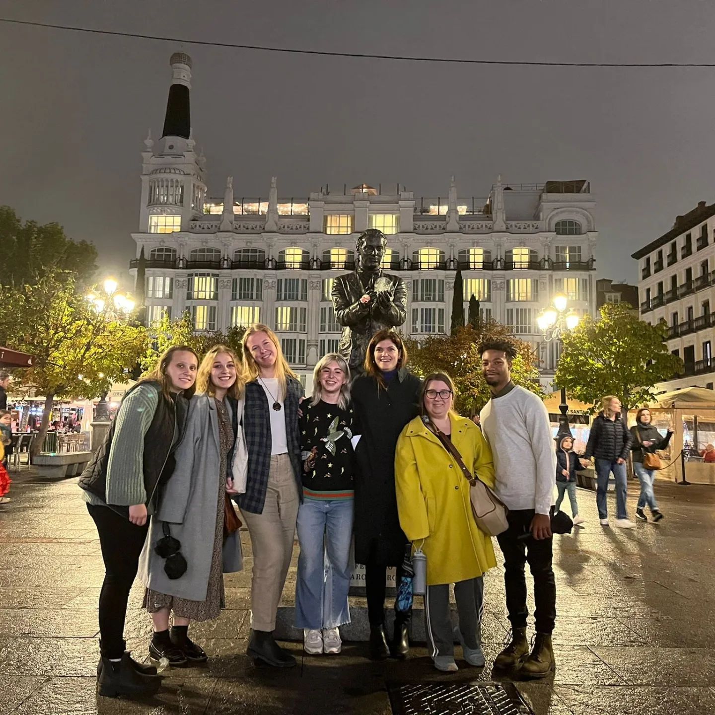 Students exploring Madrid, Spain.