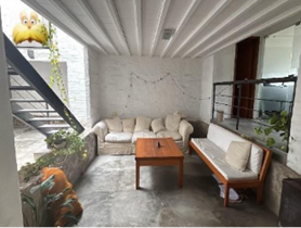 Living area in student housing in Montevideo, Uruguay.