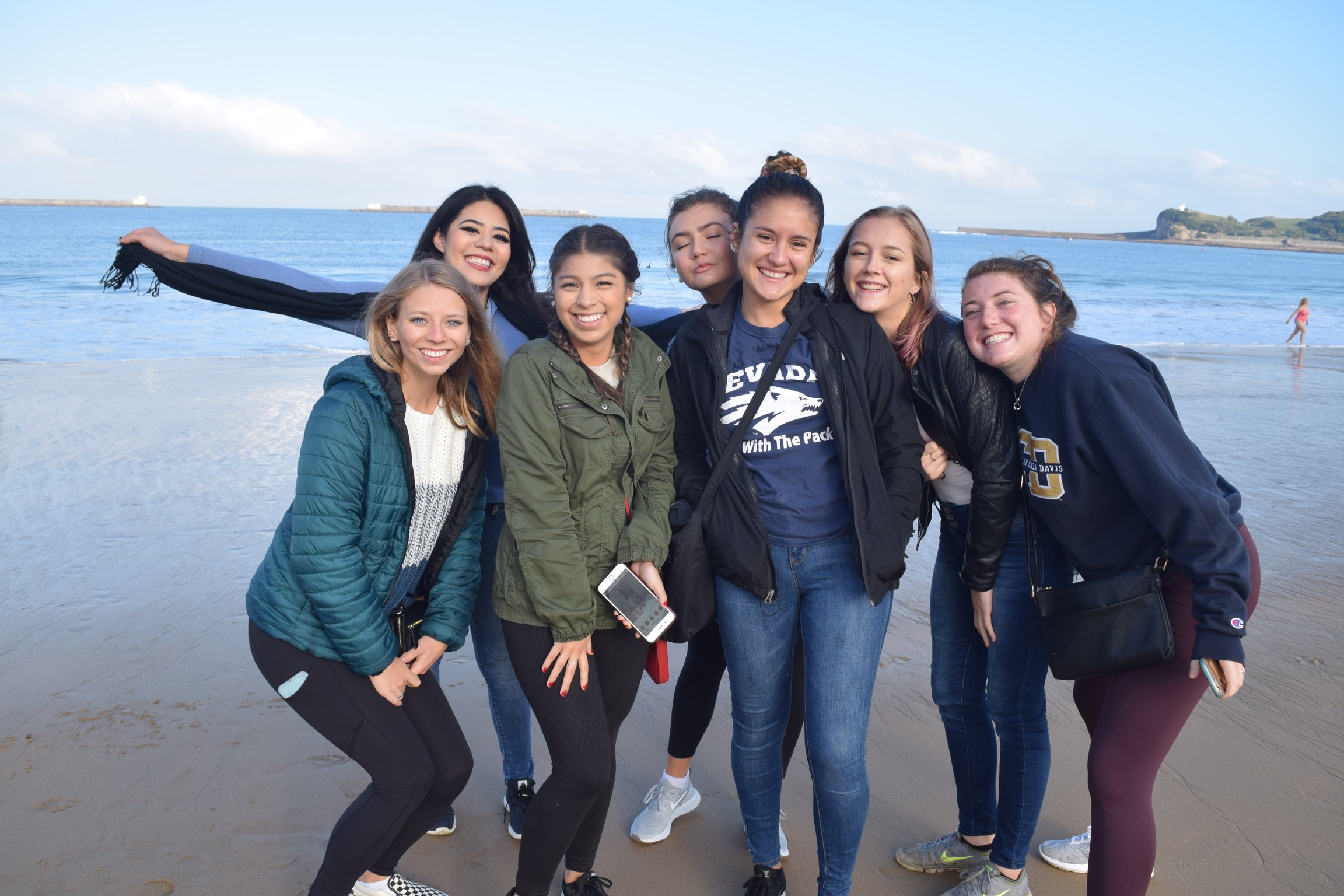 UNR students abroad in USAC's San Sebastian, Spain program.